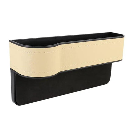 Multi-Functional Leather Storage Box for Car Seat Gaps