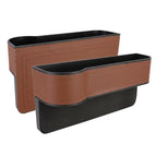 Seat Console Leather Box (Brown) / Brown