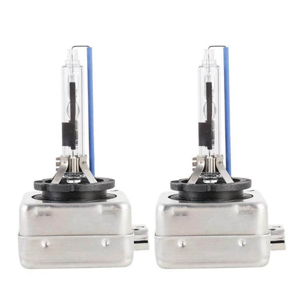 8000K HID Xenon Headlight Bulb Kit 2 Pack For Clear Night Driving - two plug-and-play HID bulbs for whiter, energy-efficient night driving