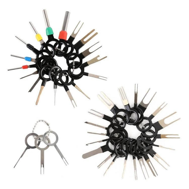 41-In-1 Car Wire Terminal Extraction Kit For Safe Removal And Reassembly - compact ringed extraction tips set for automotive wiring repair