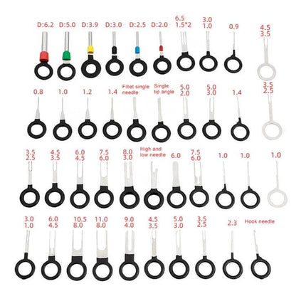 41-In-1 Car Wire Terminal Extraction Kit For Safe Removal And Reassembly - organized extraction tips and adapters set image