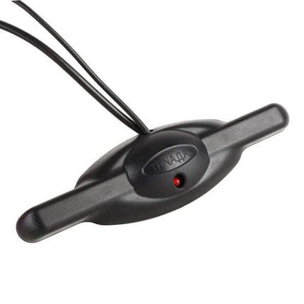 Universal Car Antenna for FM Radio Signal Reception - black inline vehicle antenna improving FM reception and reducing static