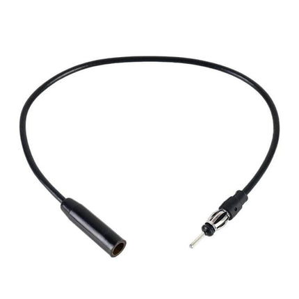 Car FM Radio Antenna Extension Cable with 0.5m Length - black ABS 0.5m extension cable for improved car FM reception