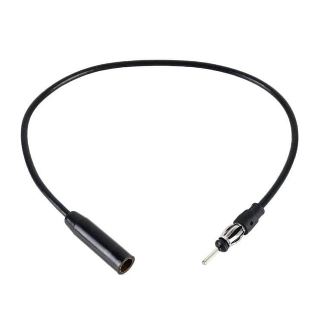 Car FM Radio Antenna Extension Cable with 0.5m Length - black ABS 0.5m extension cable for improved car FM reception