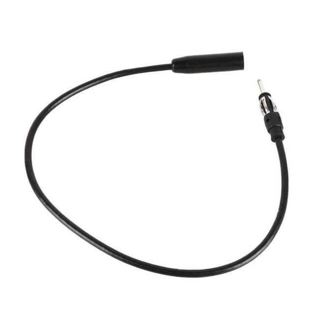 Car FM Radio Antenna Extension Cable with 0.5m Length - black ABS 0.5m extension for improved car FM reception