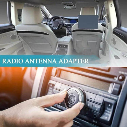 Extended FM Radio Antenna Cable for Car Stereos, 3 Meters - 3m ABS plug-and-play FM aerial extension for car stereo installation