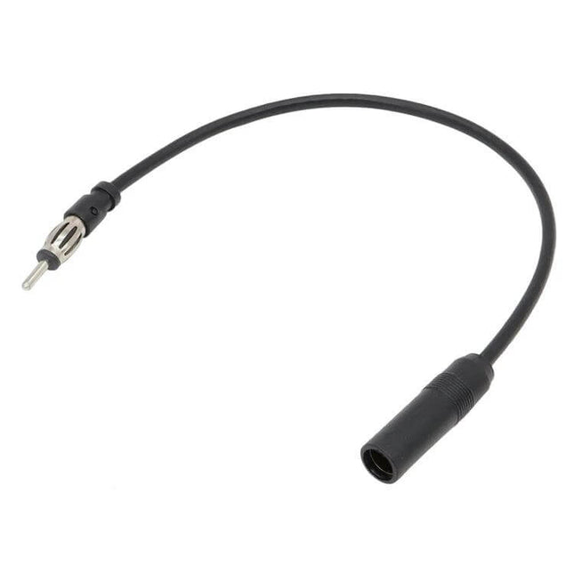 5 Meter Extended Antenna Cable for Car FM Radio Stereos - black FM antenna extension cable with male and female connectors