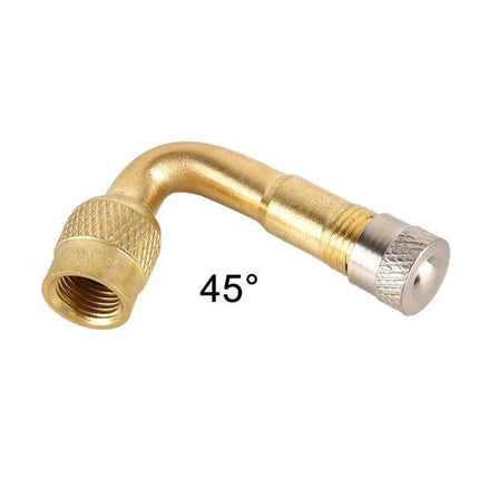 Balance Car Inflatable Nozzle Extension Elbow 45 Degree copper 45° valve adapter for recessed stems on cars motorcycles and scooters