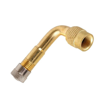 Balance Car Inflatable Nozzle Extension Rod, 90 Degree - brass 90° valve adapter for car motorcycle EV scooter tire inflator, recessed valve access