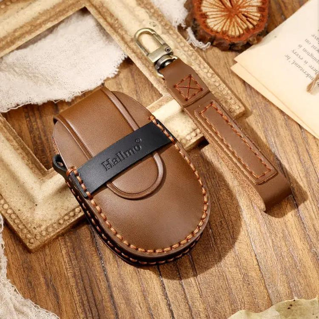 Hallmo Cowhide Leather Protective Key Cover for NIO ES6 ES8 | Syndmart