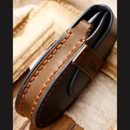 Hallmo Cowhide Leather Protective Key Cover for NIO ES6 ES8