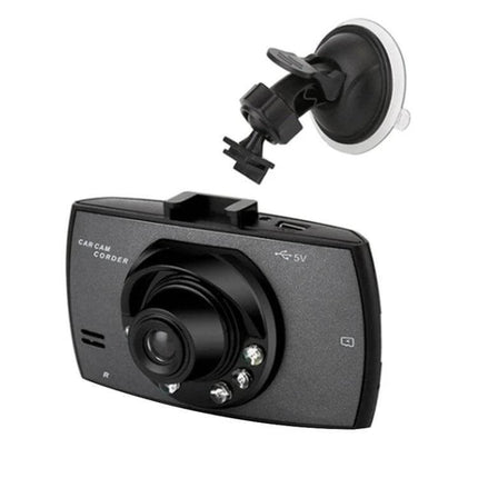 Compact Car Dash Camera for Driving and Parking Monitoring - compact black dash cam with suction mount for driving and parking security