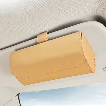 Compact Car Storage Bag for Glasses with Secure Placement