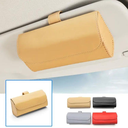 Compact Car Storage Bag for Glasses with Secure Placement