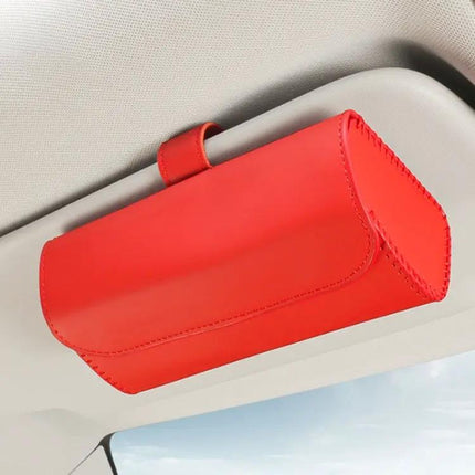 Compact Car Storage Bag for Glasses with Secure Placement