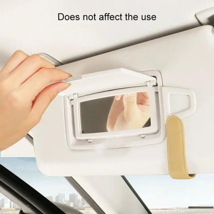 Compact Car Storage Bag for Glasses with Secure Placement