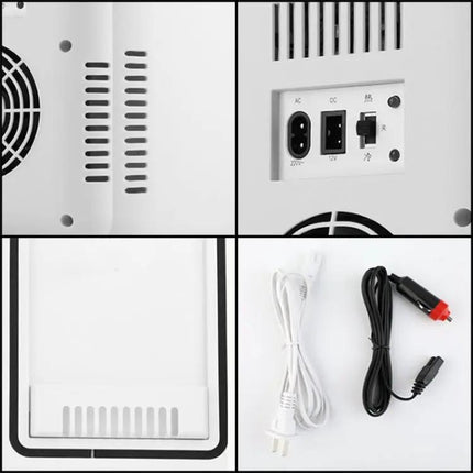 8L Car And Home Mini Refrigerator EU Plug Keeps Drinks Cool | Syndmart