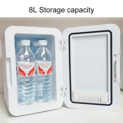 8L Car And Home Mini Refrigerator EU Plug Keeps Drinks Cool | Syndmart