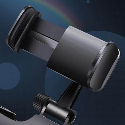 Adjustable Car Rearview Mirror Phone Holder for Navigation securely mounted on rearview mirror for in-car navigation
