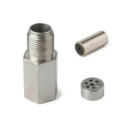 Car Oxygen Sensor Spacer Adapter For Catalytic Converter Fix stainless steel spacer with built-in miniature catalytic converter insert