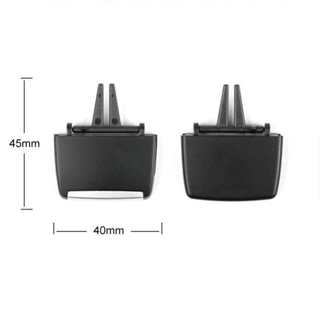 BMW Front AC Switch Paddle Clip For Left Or Right Drive Universal - black ABS+PC replacement paddle clip for X5 X6 (40x45mm)