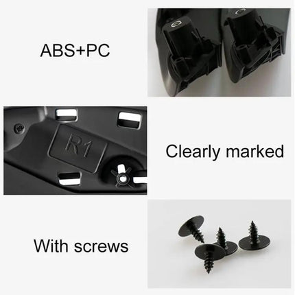 Right Rear Armrest Door Handle Replacement For Car Black