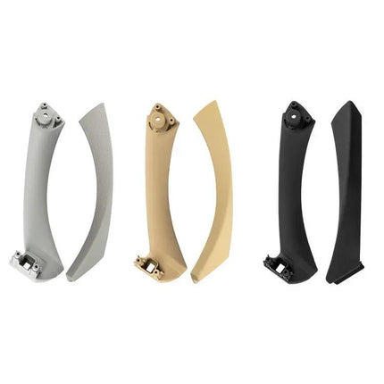 Left Inner Armrest Door Handle Assembly Black For Replacement
