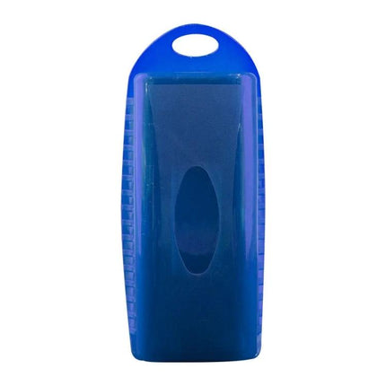 Comfortable Sponge Brush for Car Tire Polishing and Waxing with Cover - blue ergonomic sponge brush with protective cover for tire cleaning