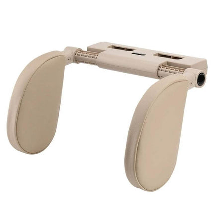Adjustable U-Shaped Memory Foam Neck Cushion for Car Comfort beige adjustable-width travel support for drivers and passengers
