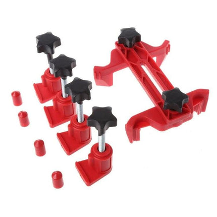 Essential Tool for Securing Engine Timing in Vehicle Maintenance - red universal camshaft locking kit for timing belt replacement