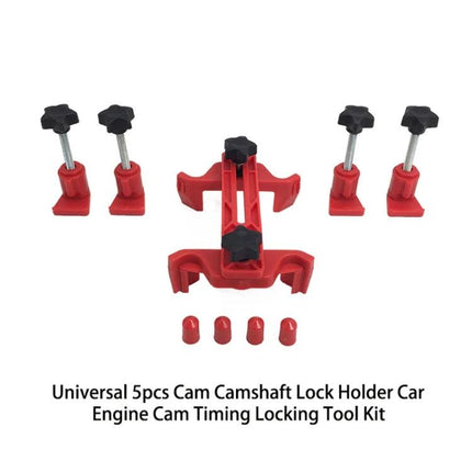 Essential Tool for Securing Engine Timing in Vehicle Maintenance - universal 5pc camshaft lock holder kit for timing belt service