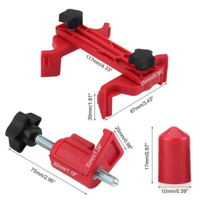 Essential Tool for Securing Engine Timing in Vehicle Maintenance - red universal camshaft locking kit for timing belt replacement