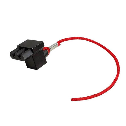 Car Flywheel Locking Tool For BMW Engines Easy Dismantling - steel locking tool with red lanyard for stable flywheel fixation during engine/transmission removal