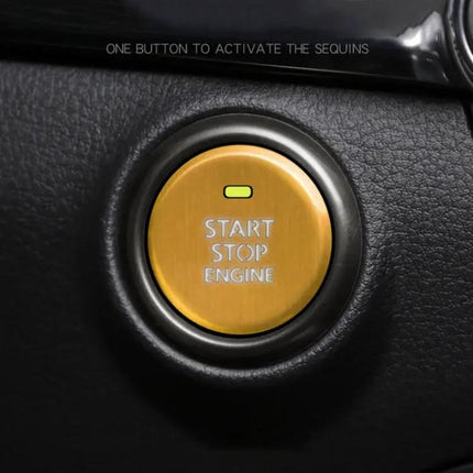 Black Trim Sticker for Mazda Axela CX-30 2020 Engine Start Button