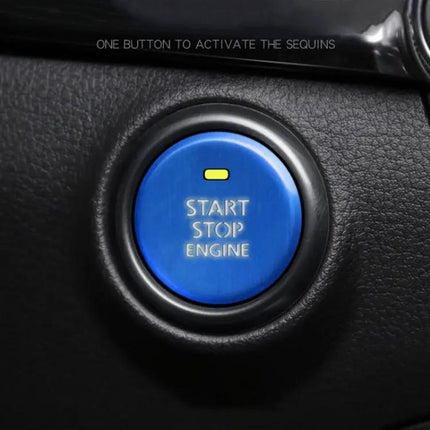 Black Trim Sticker for Mazda Axela CX-30 2020 Engine Start Button