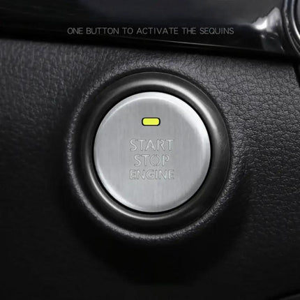 Black Trim Sticker for Mazda Axela CX-30 2020 Engine Start Button