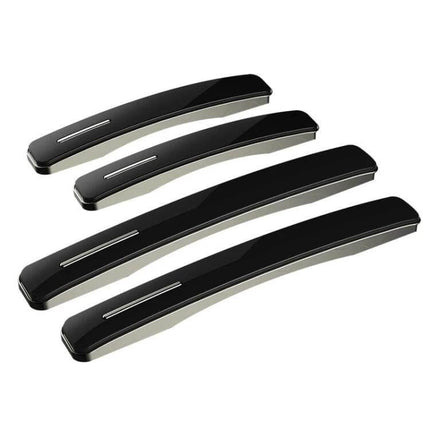 Universal Black Car Door Anti-Collision Protection Strip — set of four black protective door strips for preventing dents and scratches