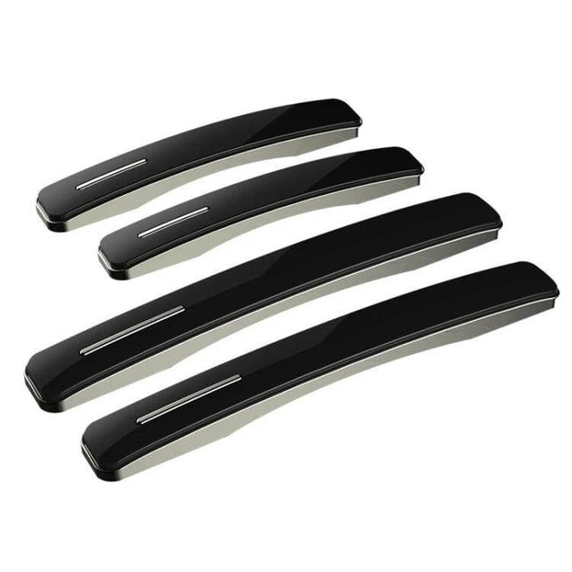 Universal Black Car Door Anti-Collision Protection Strip — set of four black protective door strips for preventing dents and scratches