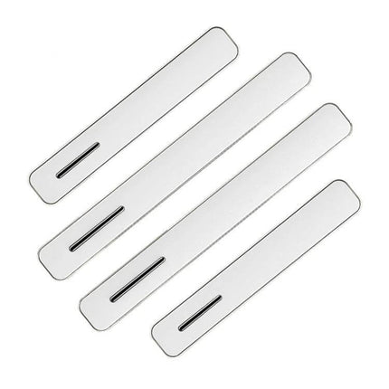 Universal Black Car Door Anti-Collision Protection Strip - set of four clear bumper guards to prevent dents and scratches on car doors