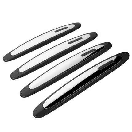 Black Car Door Anti-Collision Strip Sticker for Protection applied to car door edge to prevent dings and scratches