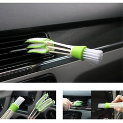 Comprehensive 11-in-1 Car Cleaning Brush Tool Kit with Random Color Options