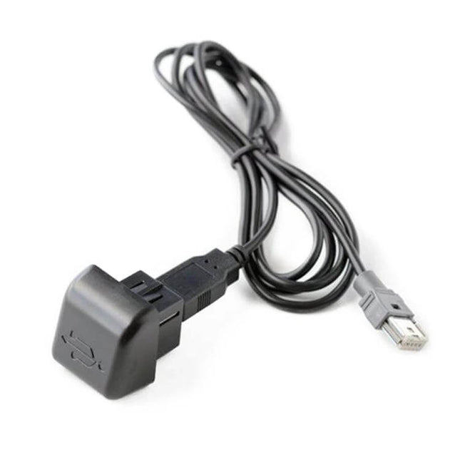 USB Audio Adapter Cable for Citroen C2, C4 and Peugeot 207, 307 Cars - black USB audio cable to connect smartphone or USB drive to car stereo