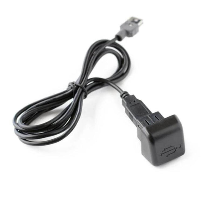 USB Audio Adapter Cable for Citroen C2, C4 and Peugeot 207, 307 Cars – black USB audio cable for in-car stereo connection