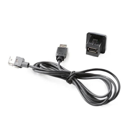 USB Audio Adapter Cable for Citroen C2, C4 and Peugeot 207, 307 Cars - USB audio adapter cable with in-dash USB port and lead for older Peugeot/Citroen stereos