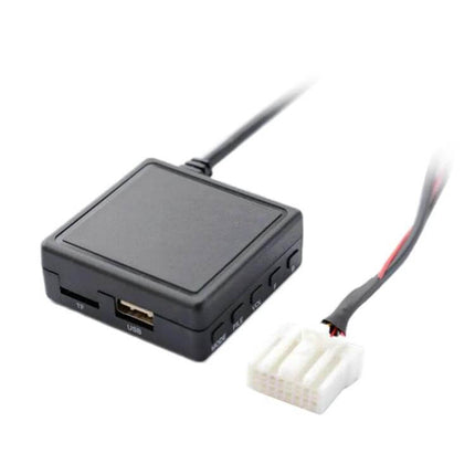 Car Bluetooth AUX Adapter For Mazda Cars Turns AUX To Wireless Music - black Jerry Bluetooth 5.0 module with cable and Mazda wiring harness