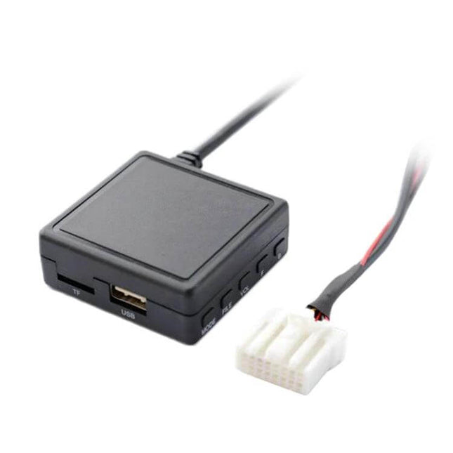 Car Bluetooth AUX Adapter For Mazda Cars Turns AUX To Wireless Music - black Jerry Bluetooth 5.0 module with cable and Mazda wiring harness