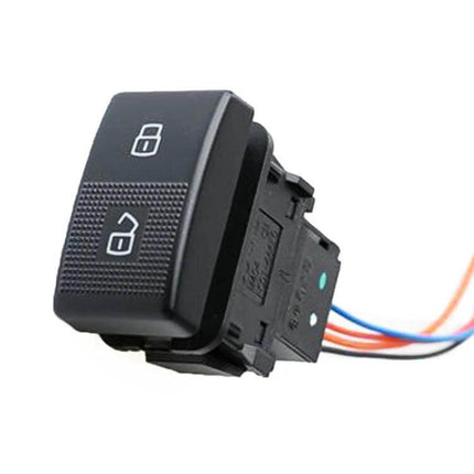 Car Central Lock Switch For Bestune B70 Easy To Install - black ABS replacement switch with wiring harness for door panel