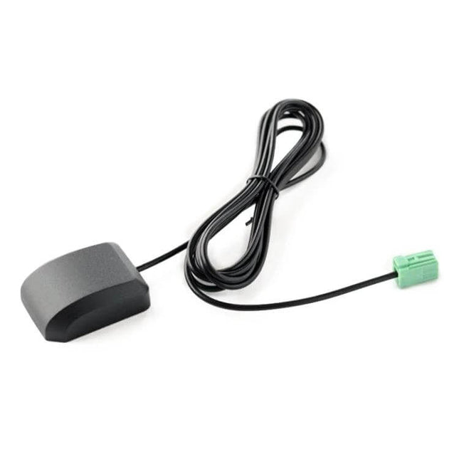 GPS Antenna Compatible with Mazda 6 and CX-5 for Car Navigation — compact active GPS antenna with long cable and green connector