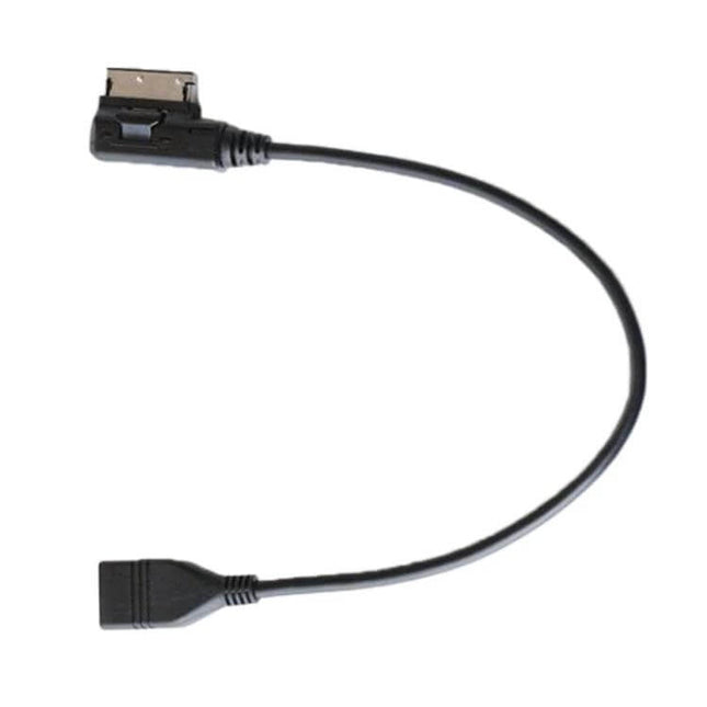 Mercedes-Benz AMI USB Audio Cable Wiring Harness, 27cm - black 27cm plug-and-play AMI USB cable for playback and charging