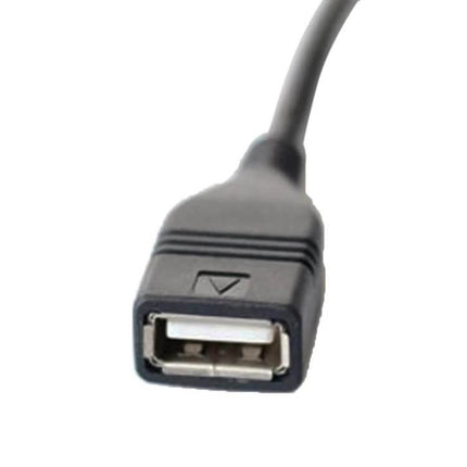 Mercedes-Benz AMI USB Audio Cable Wiring Harness, 27cm – black ABS USB-A female plug for AMI music interface, 27cm plug-and-play cable